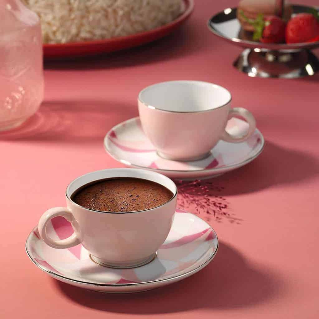 Turkish Coffee Cup Set by Kutahya Porcelain