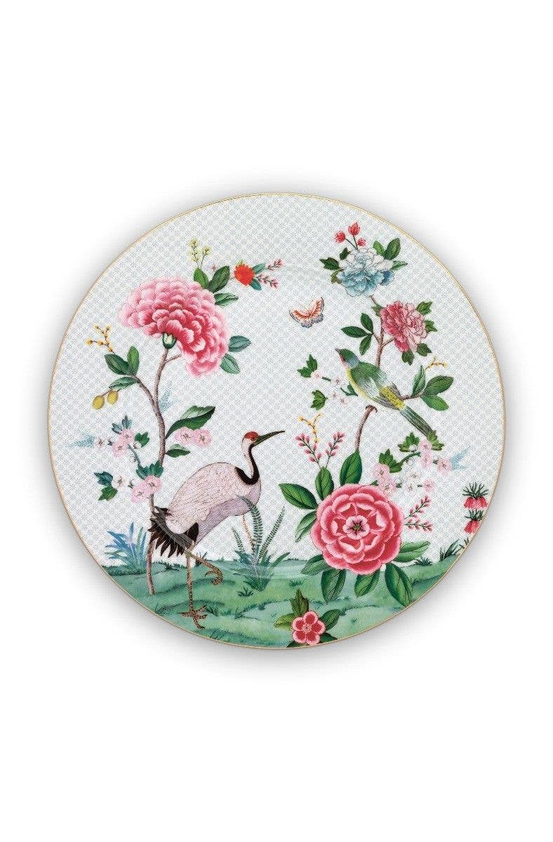 Plate Blushing Birds White 32cm -  luxware-uk.myshopify.com